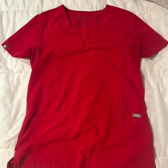 Red Scrub Set - Picture 4 of 5